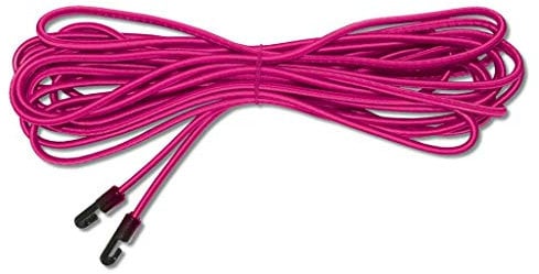 Wiemann Lehrmittel Gummischnur mit Haken, 10m, Ø 8mm bunt, Gummiband, Gymnastik