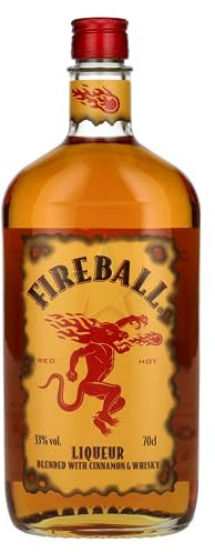 Fireball RED HOT Liqueur with Cinnamon & Whisky 33,00% 0,70 Liter