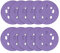 Trend Aluminium Oxide 125mm Random Orbit 120 Grit Sanding Discs, AB/125/120A, Pack of 10