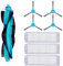 MIRTUX Kit de Recambios para Conga 3290, 3390, 3490, 3590, 3690, 3790 y 3890 - Incluye Rodillo Principal, Filtros, Cepillos Laterales - Recambios para Conga de Calidad - Repuestos para Conga