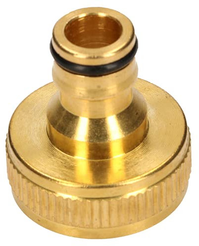 KOTARBAU® Raccordi in Ottone 1 a Collegamento Stretto tra Rubinetto e Raccordo Rapido del Tubo da Giardino Adattatore Professionale
