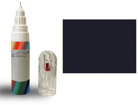 Xtremeauto RAL 5004 Black Blue Pen Shiny Gloss Glossy Touch Up Paint Brush Repair Scratch Upvc Pvc Metal Wood