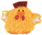 Sanger Wärmflasche mit Bezug Huhn Milla 0,8l Kinder Bettflasche Kuscheltier Kuschelige, Bunt