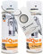 uniQum Spraydose Autolack + Klarlack für BMW HOCKENHEIM SILBER C33 Autolack Reparatur 2x 400 ml