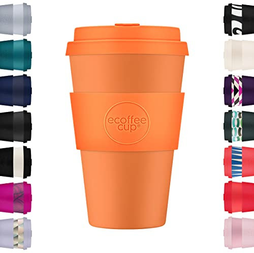 Ecoffee Cup 400ml (14oz) Gobelet Réutilisable – À Base de Plantes, Sans BPA, Léger, Compatible Lave-Vaisselle & Micro-ondes – Alhambra