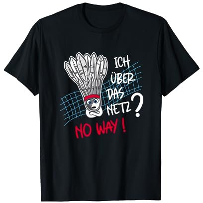 Badminton lustige coole Sprüche T-Shirt