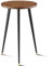 KINNARY Grand support pour plantes d'intérieur en bois du milieu du siècle pour pots de fleurs, support de plantes en métal robuste, décoration d'intérieur moderne, petite table d'appoint ronde (30 x