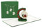 design3dkarten® Schneekugel, Winterlandschaft Weihnachtskarte, Fröhliche Weihnachten, 3D-karte, klappkarte, Pop Up Karte