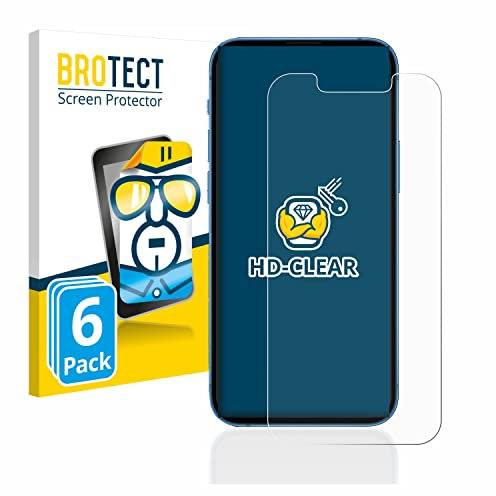 brotect Protection Ecran pour Apple iPhone 13 mini (6 Pièces) - Film Protection Ultra Clair
