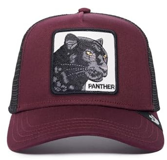 Goorin Bros. Unisex-Erwachsene Farm Original Adjustable Snapback Mesh Trucker Hat Baseballkappe, Wine (The Panther), Einheitsgre