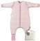 molis&co. Baby-Schlafsack mit Füßen, abnehmbare Ärmel und Socken. 2.5 TOG. Ideal für die Übergangszeit und den Winter. 100% Baumwolle (Oeko-TEX 100). (Misty Rose, 70 cm (1 Jahr))