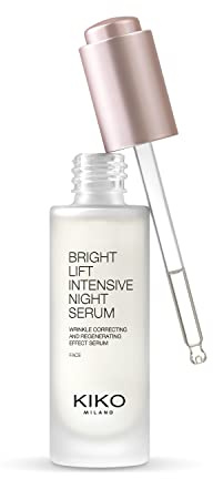 KIKO Milano Bright Lift Intensive Night Serum | Corrective Face Serum For Wrinkles With A Regenerating Effect