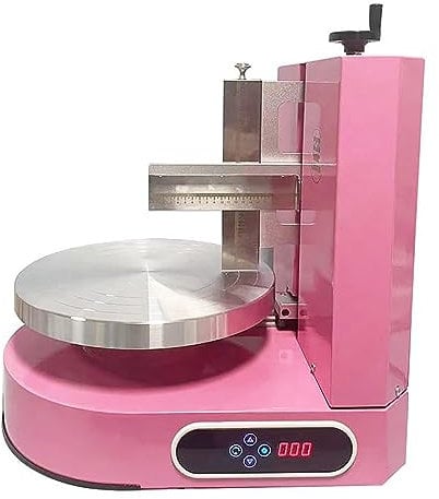 Cake Cream Spreading Coating Smearing Machine, 35cm 4-12inch Baking Birthday Cake Tool, Cake Coating Smoothing Scraper, Adjustable, For Cake Bread Buttercream Decoration