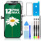 GULEEK for iPhone 12 Pro Max Screen Replacement, 6.7 Inch LCD Full HD Display and Touch Digitizer Full Assembly with Repair Toolkit, Waterproof Tape and Tempered Glass Screen Protector