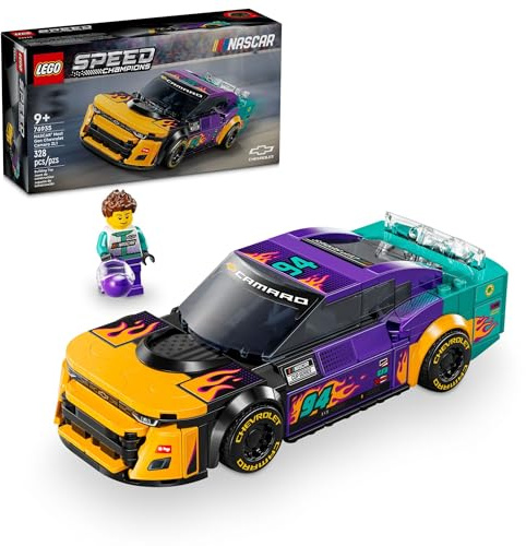 Lego Speed Champions NASCAR Next Gen Chevrolet Camaro ZL1, modèle de Voiture de Course, Jouet de Course à Collectionner pour Enfants à partir de 9 Ans, 76935