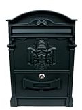 Boîte aux lettres en aluminium Regia fonte noire 25,5 x 8,5 x 41 H