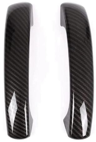 TRFBD Ersetzen Sie Links rechts Carbon Faser Auto Außentür Griff Abdeckung Trim Dekor Aufkleber Zubehör Für Benz Smart 451 Für Fortwo 2009-2015