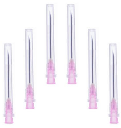 100 Stück 18G/19G/20G/21G/22G/23G Edelstahl Abgabe Tube für Flüssigkeiten, Industrie Laborzubehör für Haushalt, Hobby, Öl, Klebstoff, Einzeln verpackt (18g-38mm)
