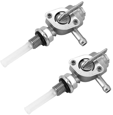 piezas de interruptor de grifo de combustible, grifo de combustible para tanque de gas, grifo de combustible para tanque de aceite, grifo de combustible para generador de gasolina (M10 x 1,5 mm)