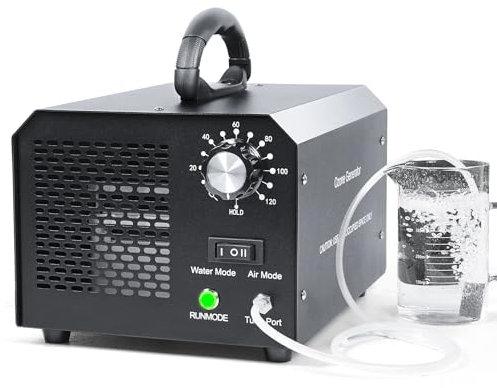 Ozone Generator, 30,000 mg/h Ozone Odor Eliminator for 300 m² Room, Industrial Air Purifier with Air & Water mode, Ozone Machine Home Ozone Deodorizer with Timer for Room, Farm, Hotel, Home, Office