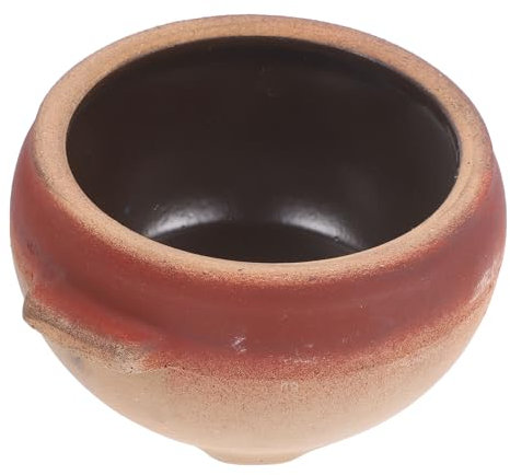 SHOWERORO Stufato Pentola Pentole Di Terracotta Salsa Pentola Casseruola Pentola Latte Pan Terracotta Pentola Di Cottura Stufato Pentola Casseruola Per Ristoranti Cucina Pentola Di Cottura