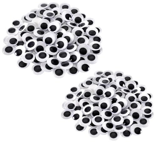 200 occhi oscillanti autoadesivi grandi occhi adesivi per fai da te, occhi di bricolage, occhi autoadesivi grandi per fai da te, decorazioni e scrapbooking