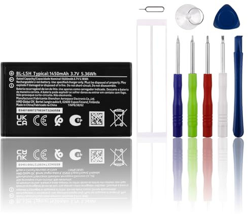 SwarKing Ersatz Akku BL-L5H Kompatibel mit Nokia 105 2023, 105 4G, TA1385-DS, TA-1551