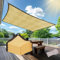 Beige Telo Ombreggiante Esterno 1x2 3x3 4x6m 5x5m 6x8m Teli Per Gazebo, Voile D'ombrage Rectangulaire, Telo Copertura Pergolato(5x8 M)