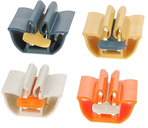 VERDANVERSE 4pcs Toothpaste Extruder Squeeze Clip Bottle Toothpaste Squeezer Bathroom Organisation Tool Nobs