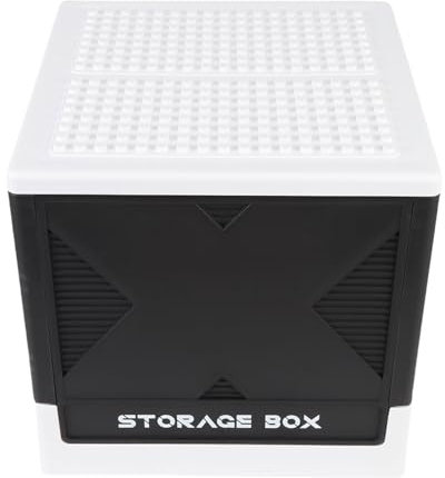 Generic Construction Block Storage Case, Multifunctional Construction Block Organizer (Black)