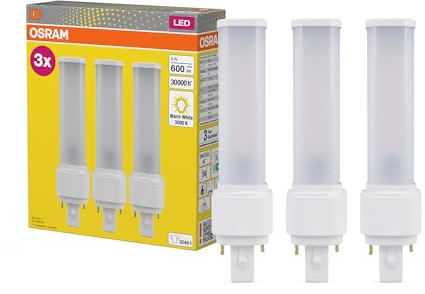 OSRAM Lámpara Compacta DULUX D13 LED 6W G24D-1 3000K