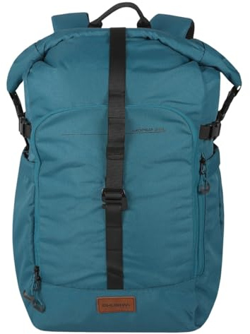 Husky City Rucksack 28L – Vielseitiger Daypack mit Laptopfach & Recyceltem Polyester – Leichter Büro & Uni Tagesrucksack mit Organisation & Komfort (Moper, Türkis)