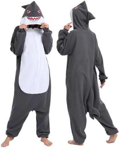 LBJR Tier Onesie Erwachsene Schlafanzug Fasching Karneval Halloween Pyjama
