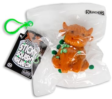 SCRUNCHEMS Sticky Squishy Highland Cow
