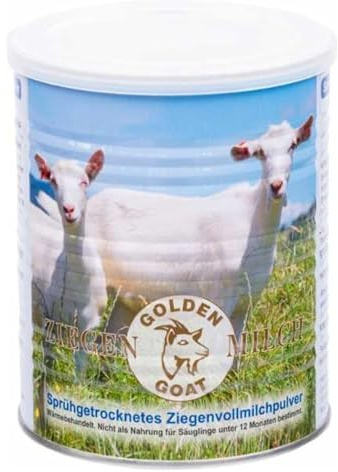 Golden Goat Ziegenmilchpulver 2x 400g – aus Neuseeland | Ziegenvollmilchpulver ohne Zusätze – für Kaffee, Kochen & als Milchalternative, auch für Hund & Katze geeignet
