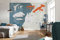 Komar Fototapete | STAR WARS TECHNICAL PLAN | 368 x 254 cm | Tapete, Wand Dekoration, Kinderzimmer, Raumschiff, Kampfjets | 8-4001, Bunt