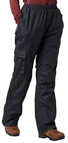 Peter Storm Women's Storm Waterproof Trousers with Elasticated Waist, Internal Shockcord & Side Leg Zips, Lined & Breathable Pants, Ideal for Walking, Hiking & Outdoor Recreation