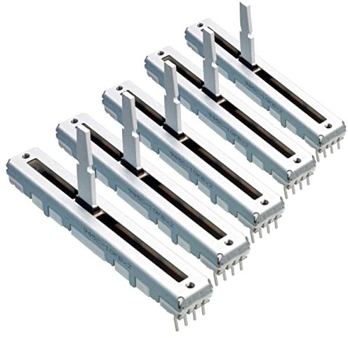 5 x ALPS 10K linear Schiebepoti RS45112 Stereo linear Schiebeweg 45 mm Fader Schiebepotentiometer Potentiometer Poti