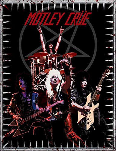 Get Motivation Motley Crue, Nikki Sixx, Tommy Lee, Vince Neil, Mick Mars, 30,5 x 45,7 cm