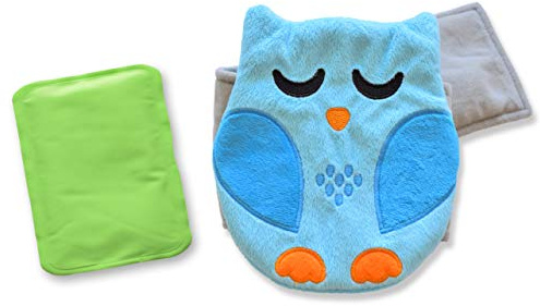 Baby Colic, Gas and Upset Stomach Relief, Baby Heated Tummy Wrap for Newborns - Belly Hugger - Infant Swaddling Belly Belt, Heating Pad with Soothing Warmth for Fussy Infants (Blue)