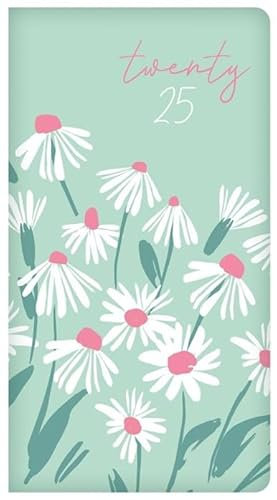 Terminplaner 2022, Wochenansicht, schmal, PVC, Glitzer mit elastischem Verschluss, Blau