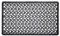 OLIVO.shop | ROBUST Zerbino in gomma forata antiscivolo con struttura a bolle 40x60 cm