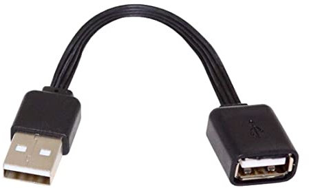ChenYang CY USB 2.0 Type-A maschio a USB 2.0 Type-A femmina piatto sottile FPC cavo dati per disco rigido FPV e telefono 13 cm