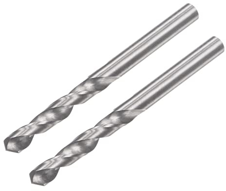 sourcing map 2 Stück VHM Bohrer Spiralbohrer Hochleistungsbohrer Ultrahart 3.5 mm C2/K20