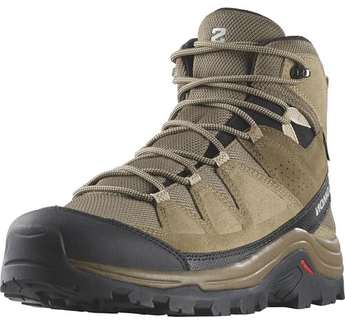 Salomon Herren Quest Rove Gore-tex Hiking Shoe, Kangaroo Kelp Black, 43 1/3 EU