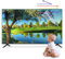 CUNIO Blendfreies blaues Licht Multifunktion 55-75 Zoll TV Displayschutzfolie Mattfolie, Drinnen draußen Matte Schutzfolie für LCD-, LED-, 4K-OLED- und QLED-HDTV / 65in 1440x809mm