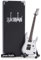 James Shaffer Miniatur-Gitarren-Nachbildung – Musik-Geschenke – handgefertigt, Ornament-Maßstab 1/4 – Displaybox, Namensschild und Miniatur-Gitarrenständer im Lieferumfang enthalten