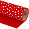 WRAPAHOLIC Wendbares Geschenkpapier, Mini-Rolle, 43,2 x 94,4 m, rotes und zartes Punkte-Design für Geburtstag, Urlaub, Hochzeit, Babyparty