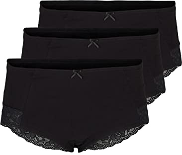 Zizzi Devoted by Große Größen 3er-Pack Hipster-Panty Gr