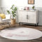 nuLOOM Jovie Kinderteppich, Motiv: Eisbär, maschinenwaschbar, 1,8 m, Rosa
